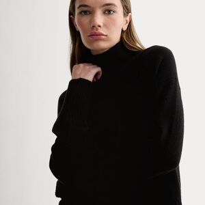 Everlane cashmere The Boxy Turtleneck in Cashmere